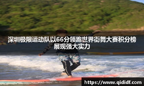深圳极限运动队以66分领跑世界街舞大赛积分榜展现强大实力